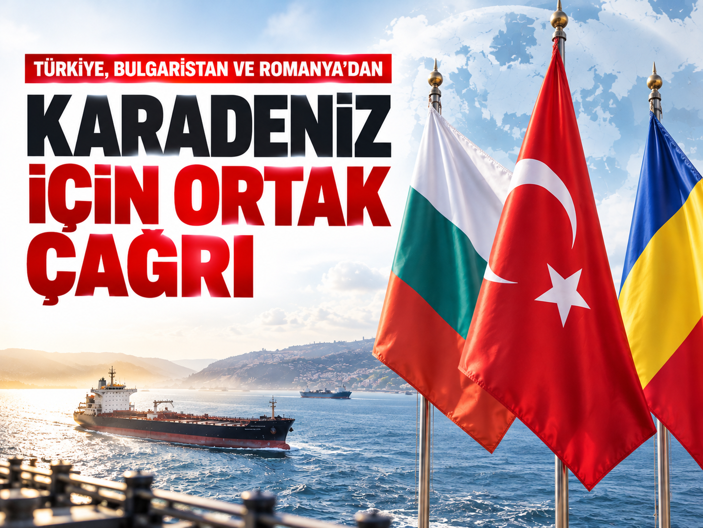 Türkiye, Bulgaristan ve Romanya'dan Karadeniz'deki saldırılara ortak tepki