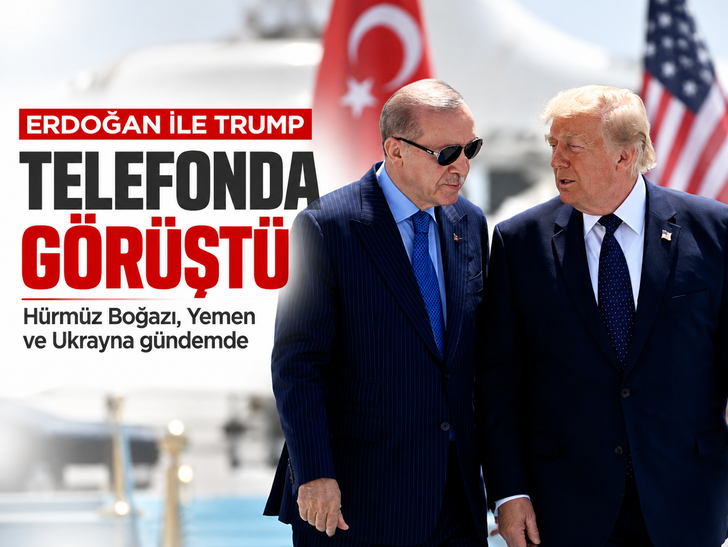 Erdoğan ile Trump telefonda görüştü!