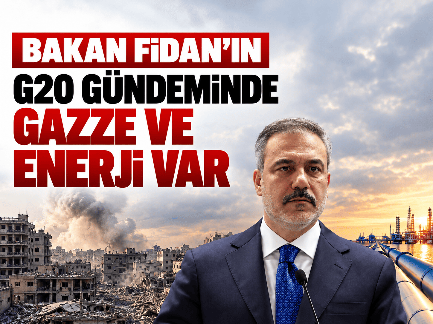 Bakan Fidan'ın G20 gündeminde Gazze ve enerji var