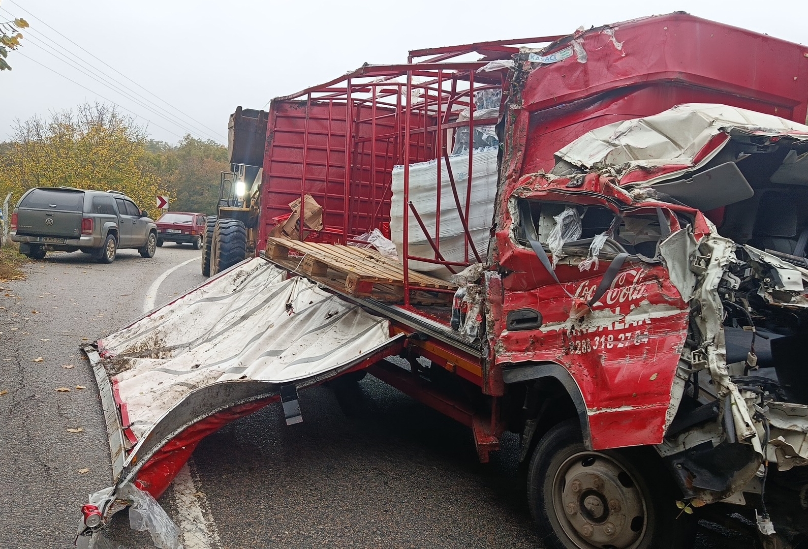 Kırklareli’nde şarampole devrilen kamyonda can kaybı