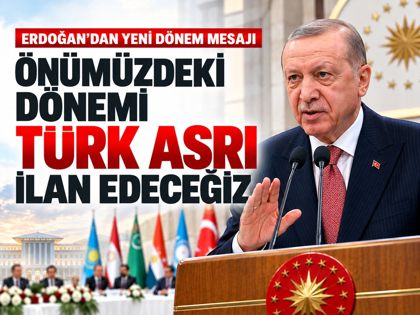Cumhuriyet'in 103. yılında Erdoğan'dan Türk asrı vurgusu