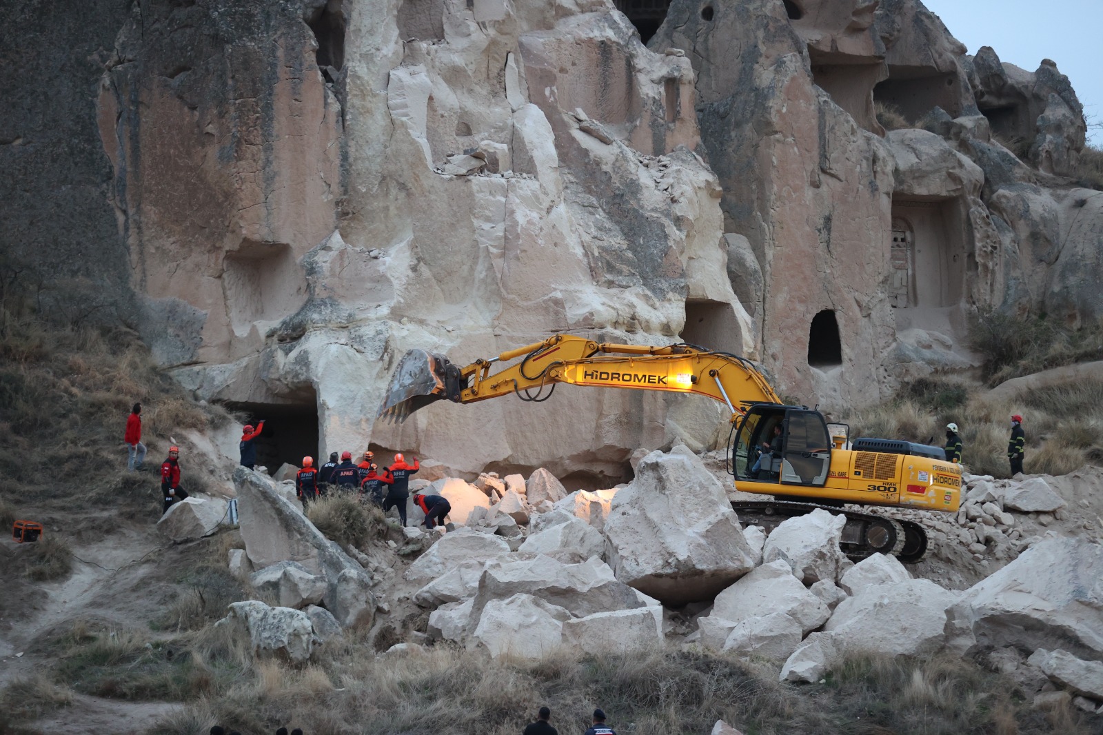 Göreme'deki peribacası faciasında ölenlerin kimlikleri belli oldu