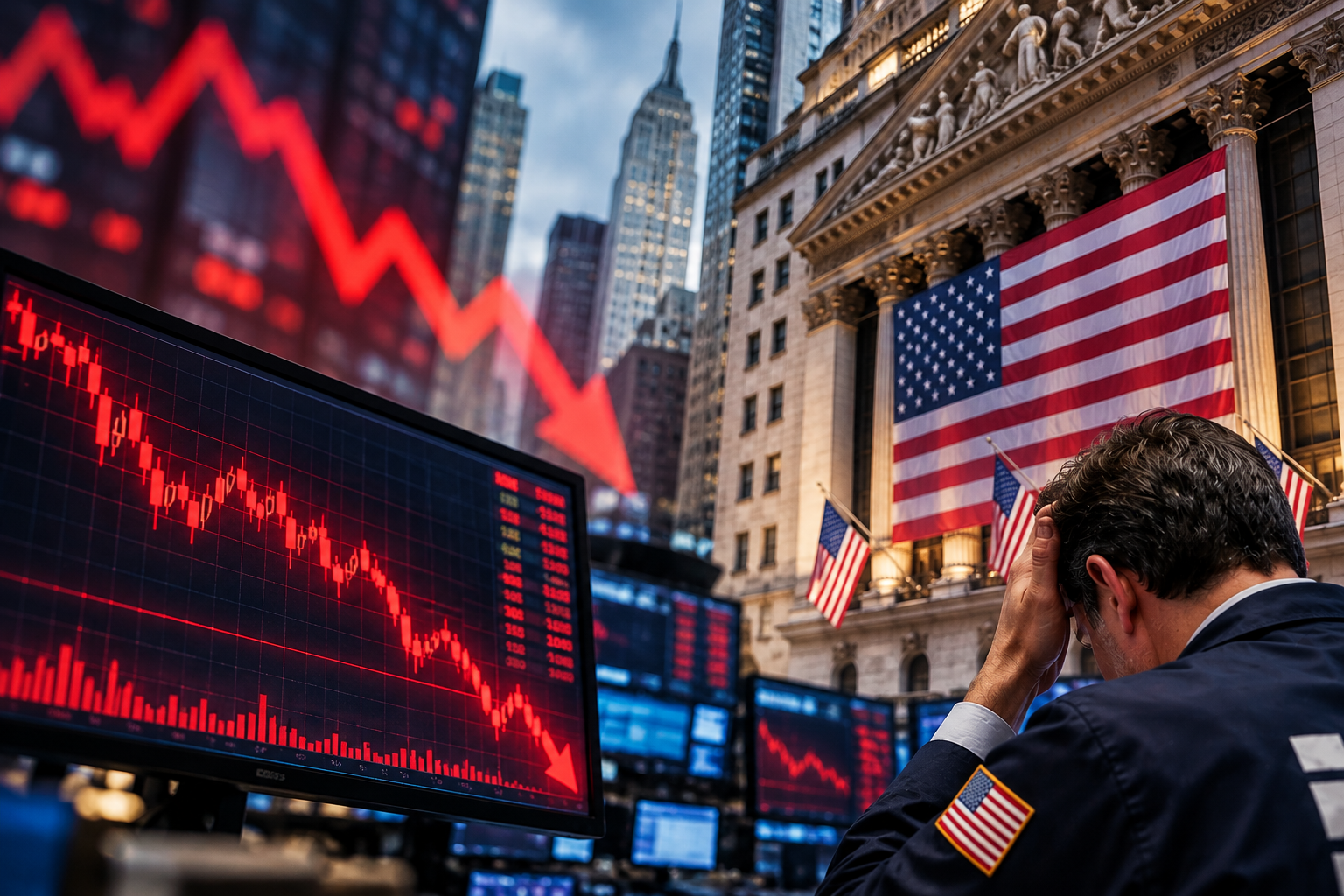 New York borsasında sert düşüş! Nasdaq geriledi