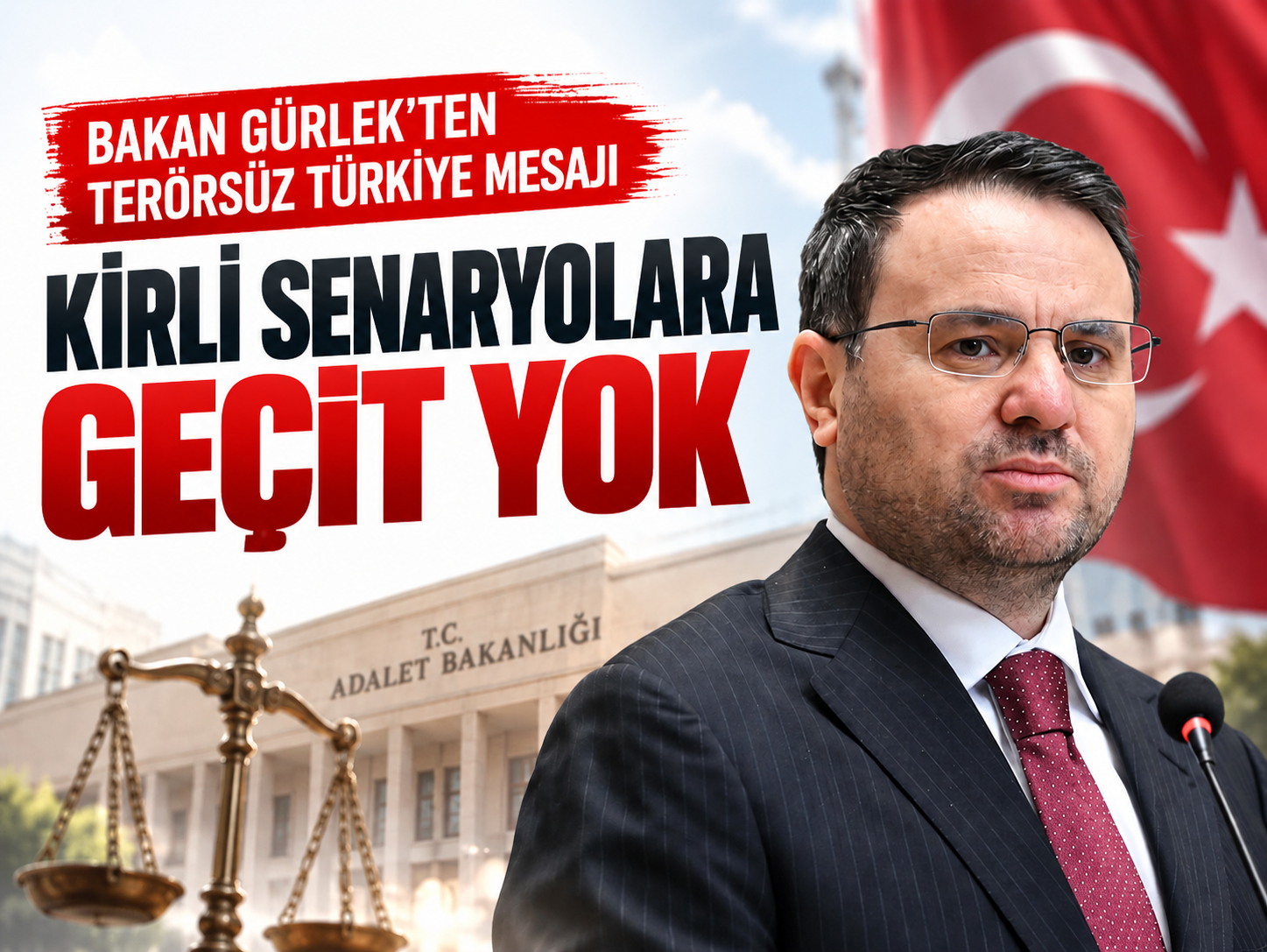Bakan Gürlek'ten Terörsüz Türkiye mesajı: Geçit yok!