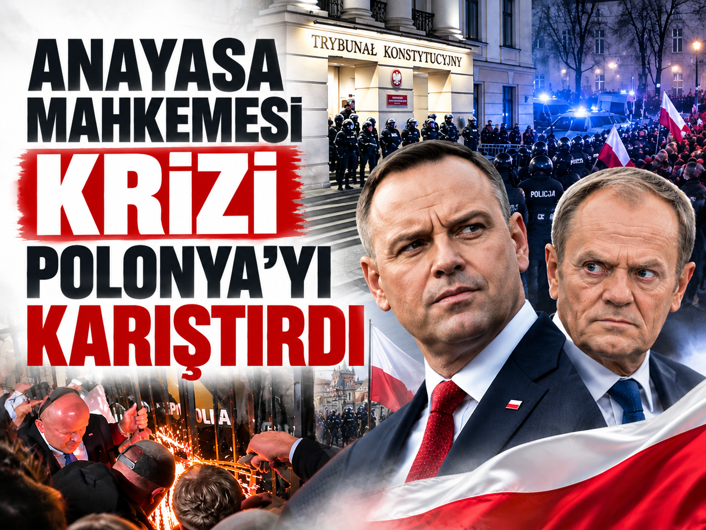 Anayasa Mahkemesi krizi Polonya'yı karıştırdı!