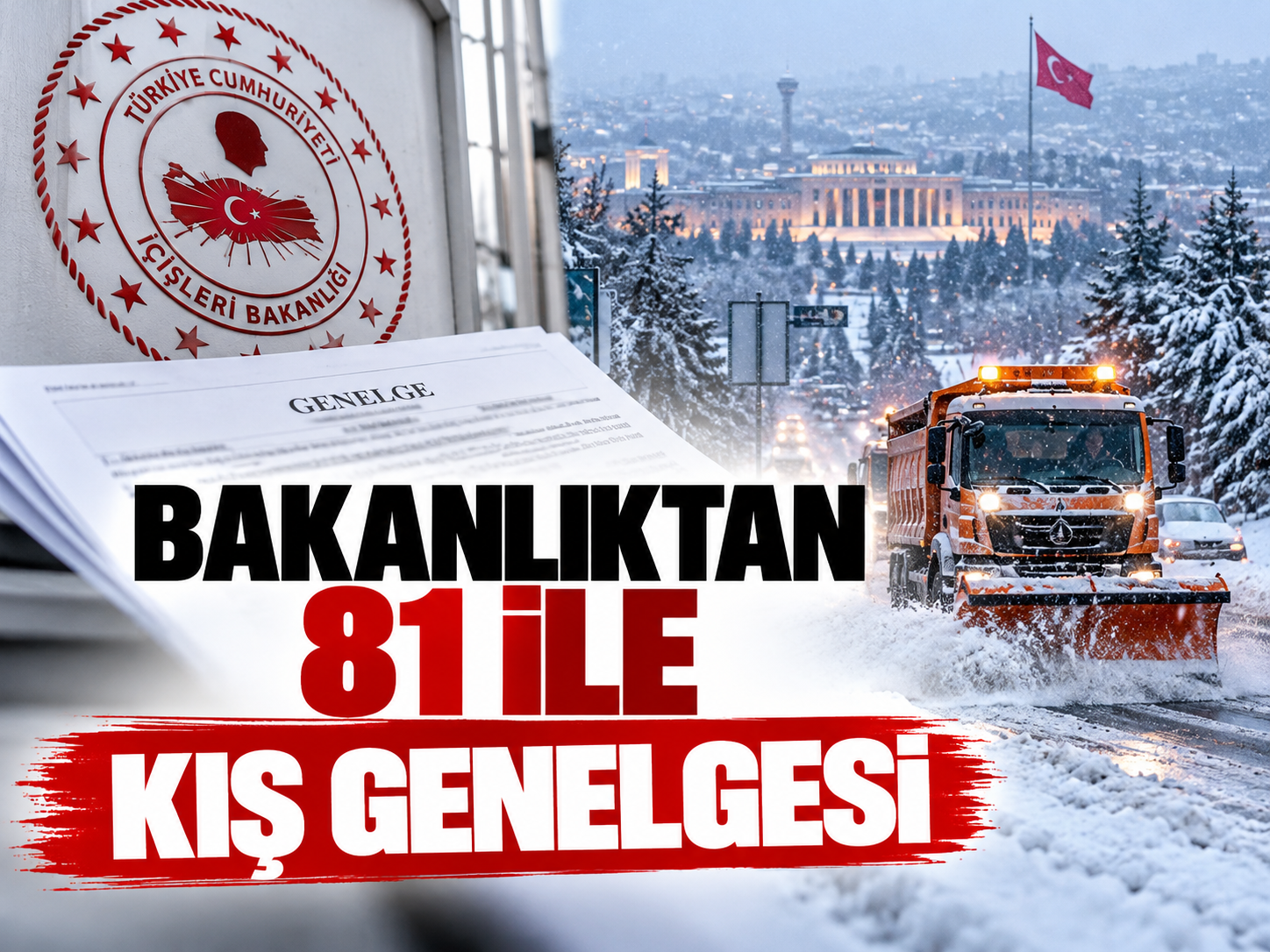 Bakanlıktan 81 ile kış genelgesi