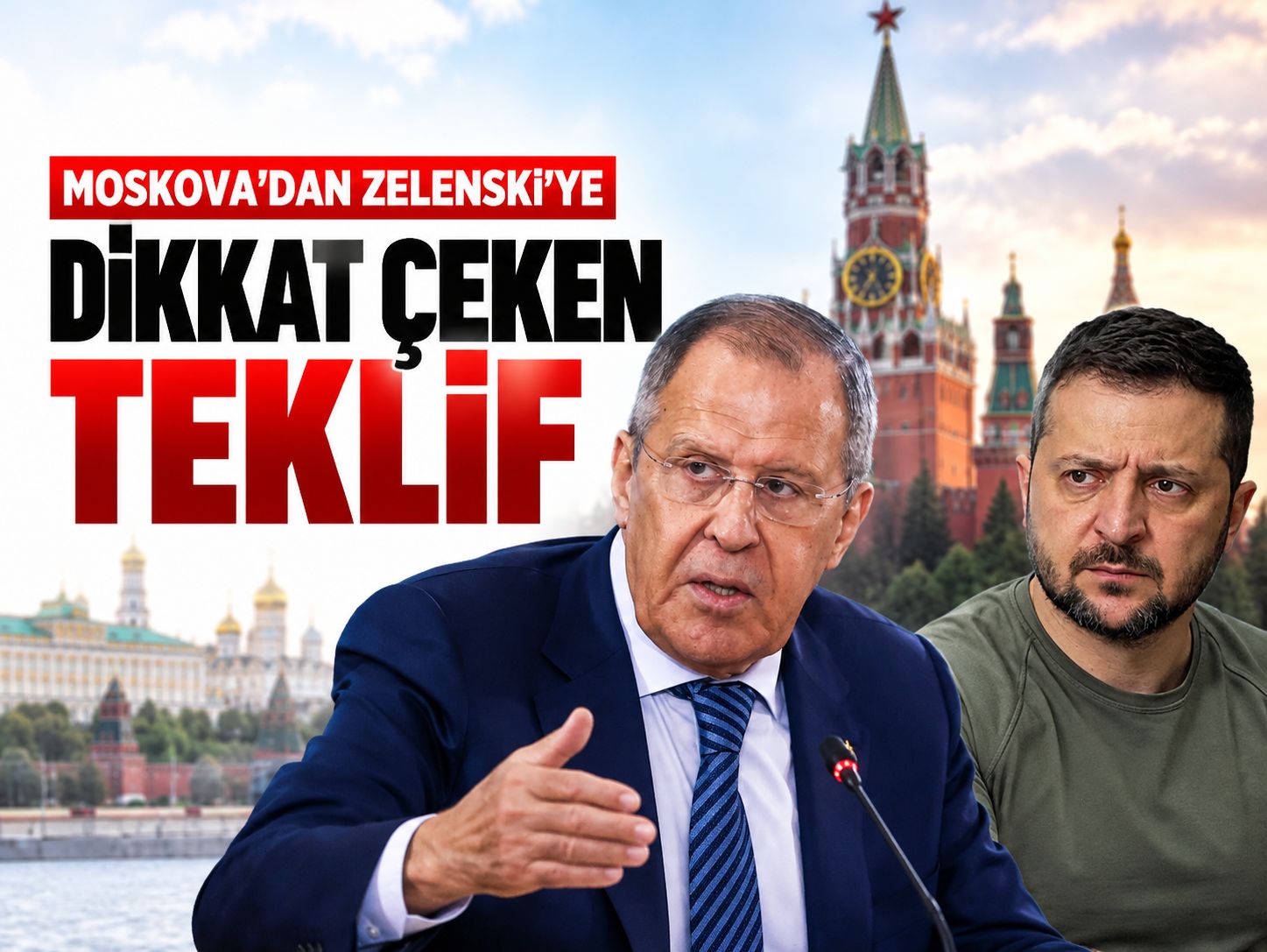 Zelenski'ye Moskova'dan dikkat çeken teklif