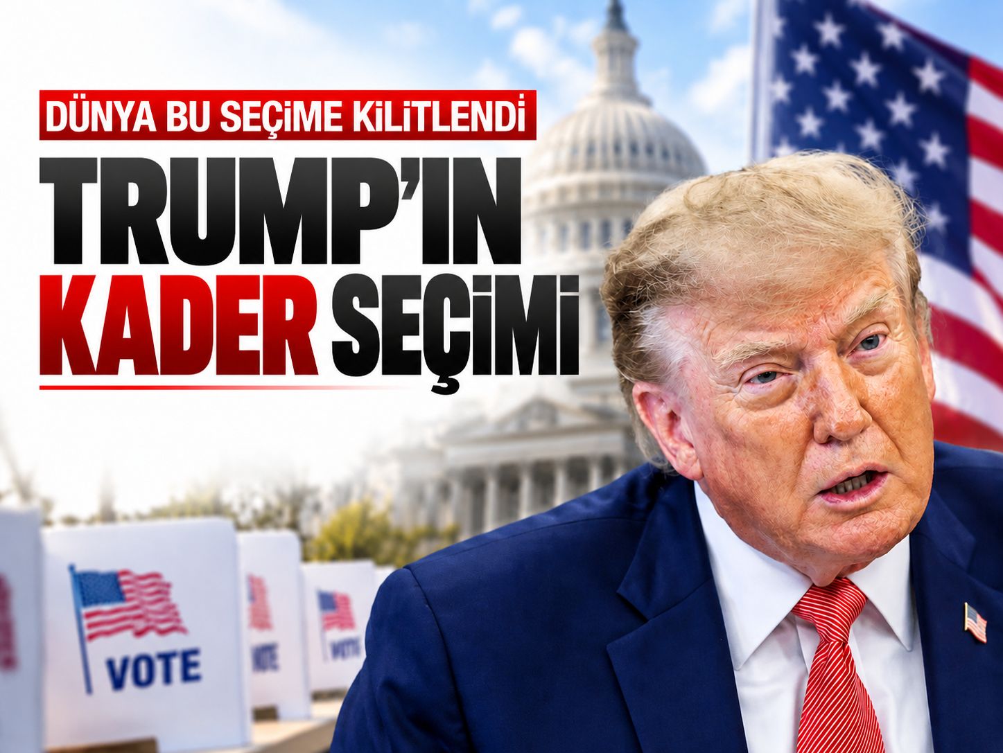 Dünya bu seçime kilitlendi: Trump’ın kader seçimi