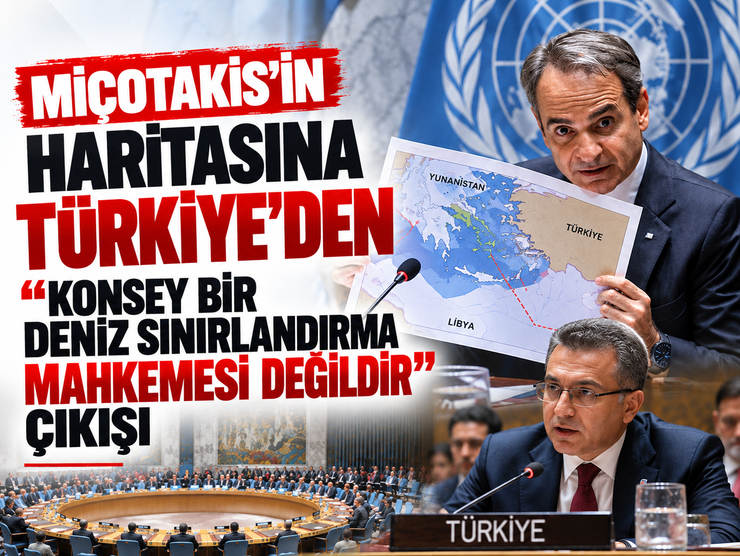 Miçotakis'in haritasına Türkiye'den yanıt gecikmedi!
