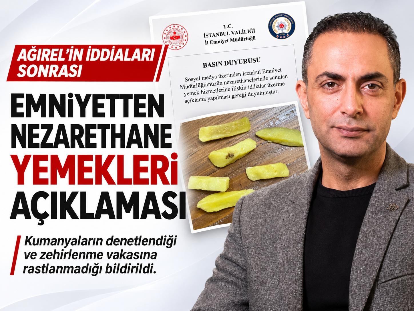 Murat Ağırel'in iddiaları sonrası Emniyetten kumanya açıklaması
