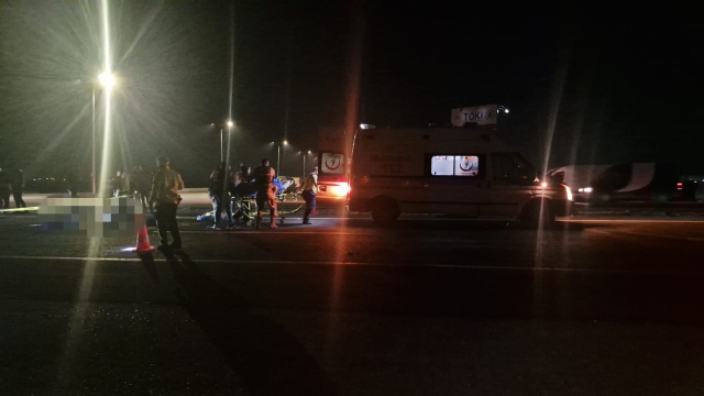 Diyarbakır'da otomobilin çarptığı yayanın vücudu ikiye bölündü